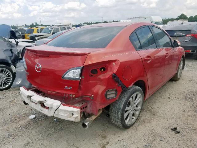 JM1BL1S54A1182389 - 2010 MAZDA 3 S RED photo 4