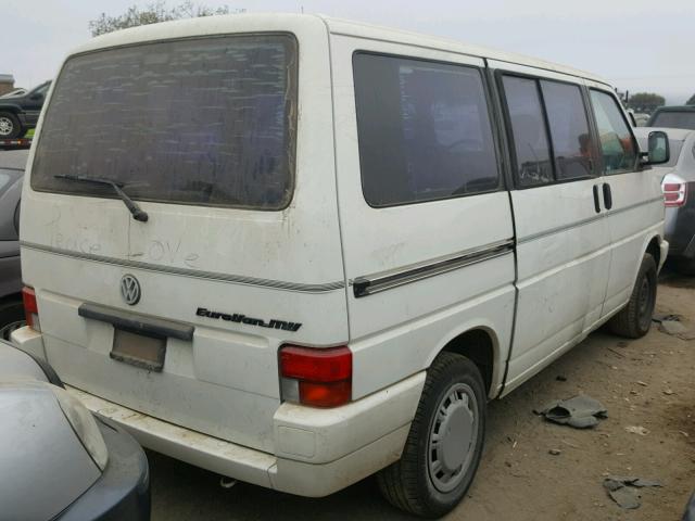 WV2MD0704PH001810 - 1993 VOLKSWAGEN EUROVAN MV WHITE photo 4