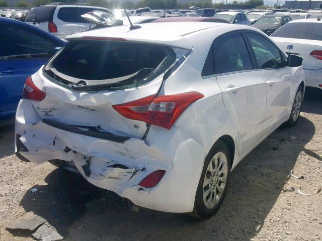 KMHD35LHXGU323235 - 2016 HYUNDAI ELANTRA GT WHITE photo 4