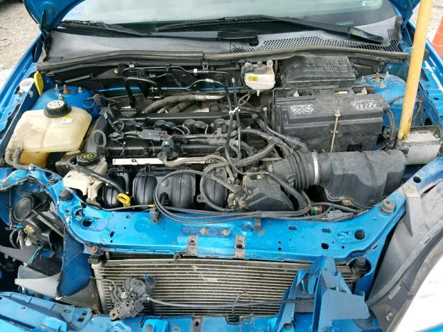 1FAHP31N87W216704 - 2007 FORD FOCUS ZX3 BLUE photo 7