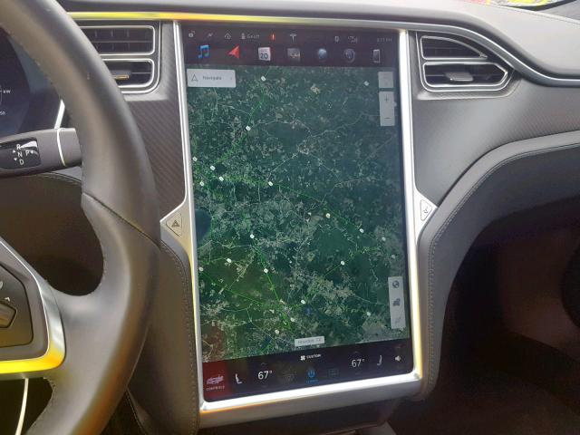 5YJSA1E17HF213151 - 2017 TESLA MODEL S Կարմիր լուսանկար 9