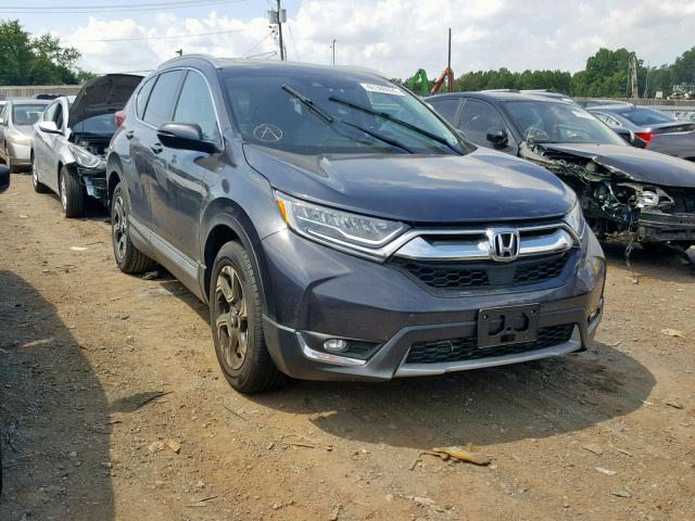 2HKRW2H99KH624597 - 2019 HONDA CR-V TOURI BLACK photo 1