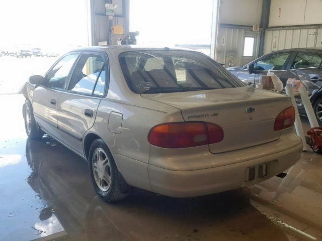 1Y1SK548X2Z415384 - 2002 CHEVROLET GEO PRIZM ნაცრისფერი ფოტო 3