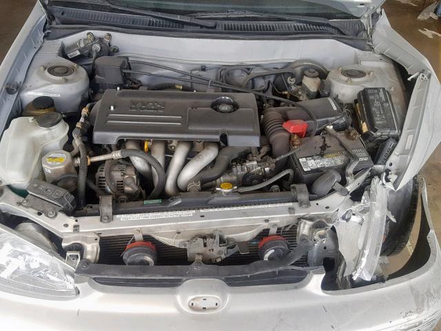 1Y1SK548X2Z415384 - 2002 CHEVROLET GEO PRIZM ნაცრისფერი ფოტო 7