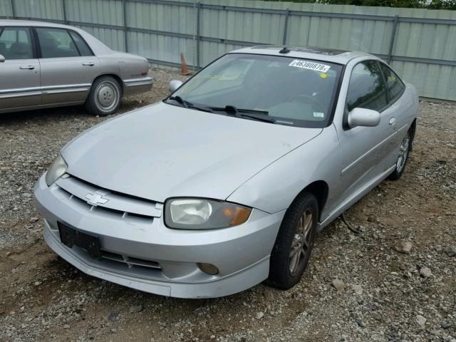 1G1JH12F937296211 - 2003 CHEVROLET CAVALIER L SILVER photo 2