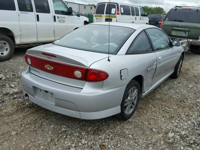 1G1JH12F937296211 - 2003 CHEVROLET CAVALIER L SILVER photo 4