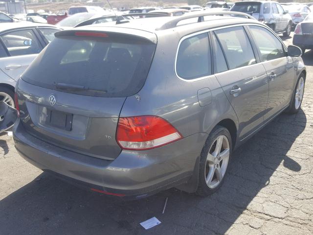 3VWTL71KX9M333357 - 2009 VOLKSWAGEN JETTA TDI GRAY photo 4