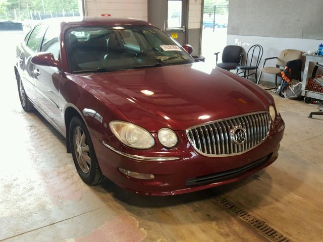 2G4WD582391125458 - 2009 BUICK LACROSSE C BURGUNDY photo 1