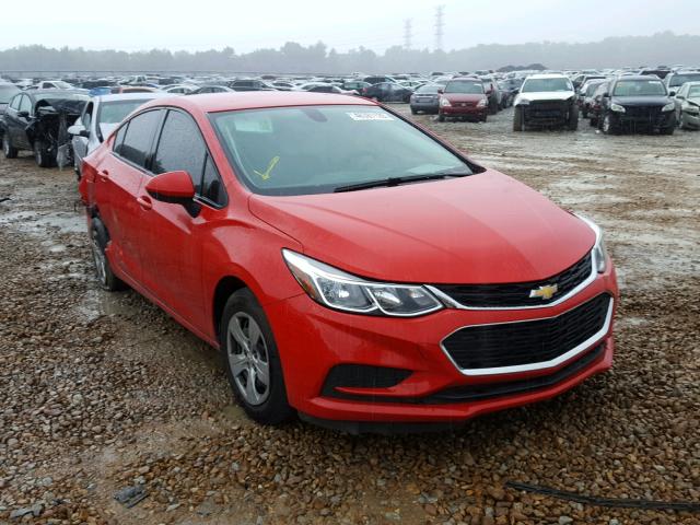 1G1BC5SM2H7222757 - 2017 CHEVROLET CRUZE LS RED photo 1