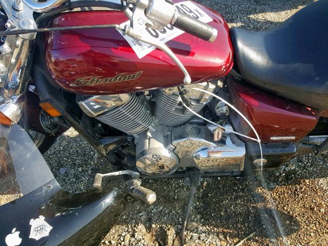 JH2RC50054M000335 - 2004 HONDA VT750 C RED photo 7