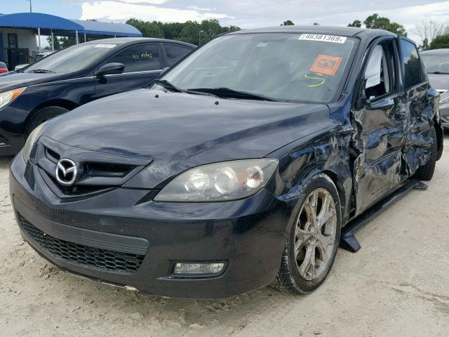 JM1BK344491208410 - 2009 MAZDA 3 S BLACK photo 2