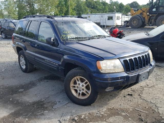 1j4gw68n6xc 1999 Jeep Grand Cher Blue Price History History Of Past Auctions Prices And Bids History Of Salvage And Used Vehicles