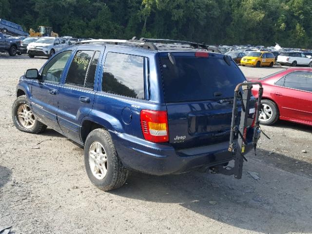 1J4GW68N6XC712743 - 1999 JEEP GRAND CHER BLUE photo 3