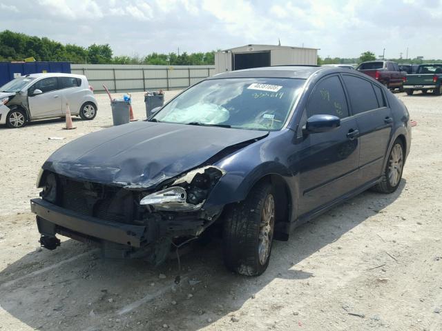 1N4BA41EX7C832614 - 2007 NISSAN MAXIMA SE BLUE photo 2