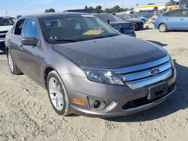 3FAHP0JA6CR214409 - 2012 FORD FUSION SEL GRAY photo 1