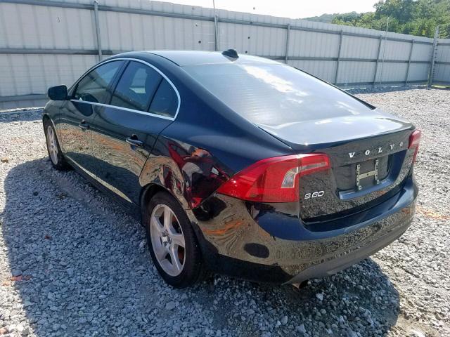 YV1622FS7C2132555 - 2012 VOLVO S60 T5 BLACK photo 3