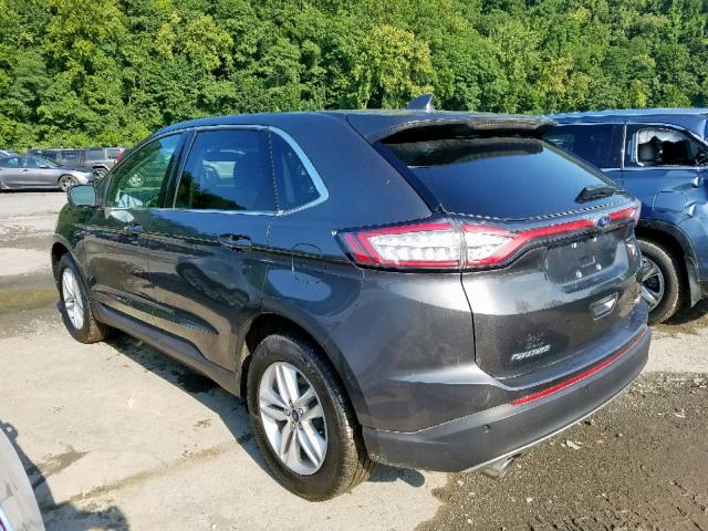 2FMPK4J8XHBB71106 - 2017 FORD EDGE SEL GRAY photo 3