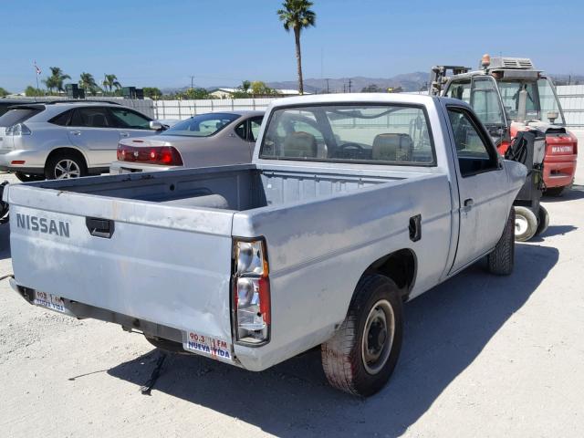 1N6SD11S3NC365066 - 1992 NISSAN TRUCK SHOR BLUE photo 4