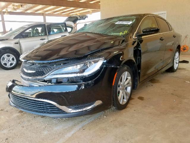 1C3CCCABXGN151046 - 2016 CHRYSLER 200 LIMITE BLACK photo 2