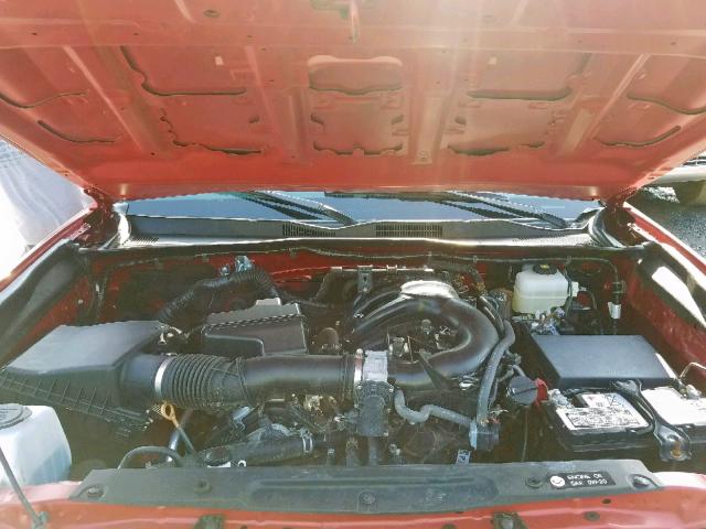 5TFCZ5AN9JX154385 - 2018 TOYOTA TACOMA DOU 红色 照片 7