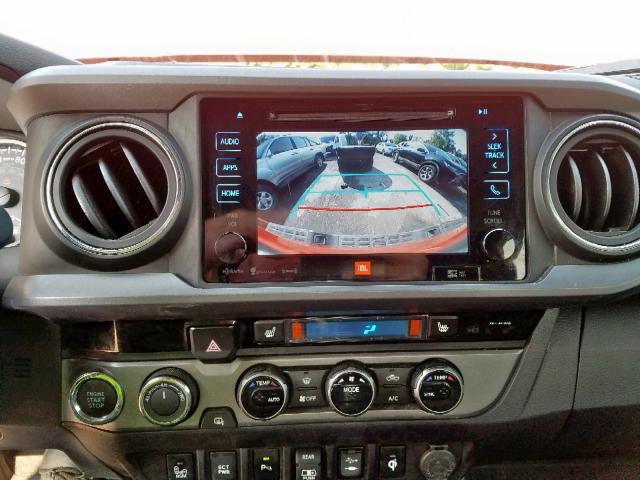 5TFCZ5AN9JX154385 - 2018 TOYOTA TACOMA DOU 红色 照片 9