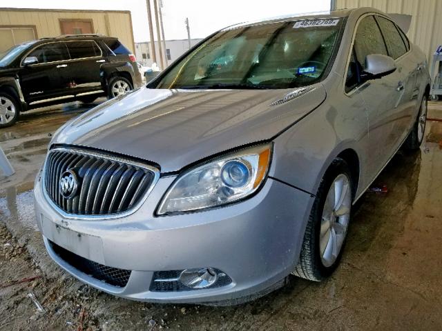 1G4PR5SK4C4202218 - 2012 BUICK VERANO CON SILVER photo 2