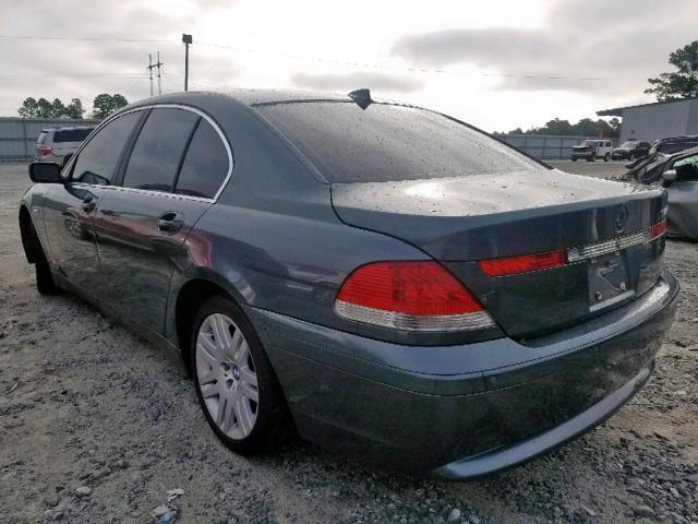 WBAGL63463DP62489 - 2003 BMW 745 I GRAY photo 3