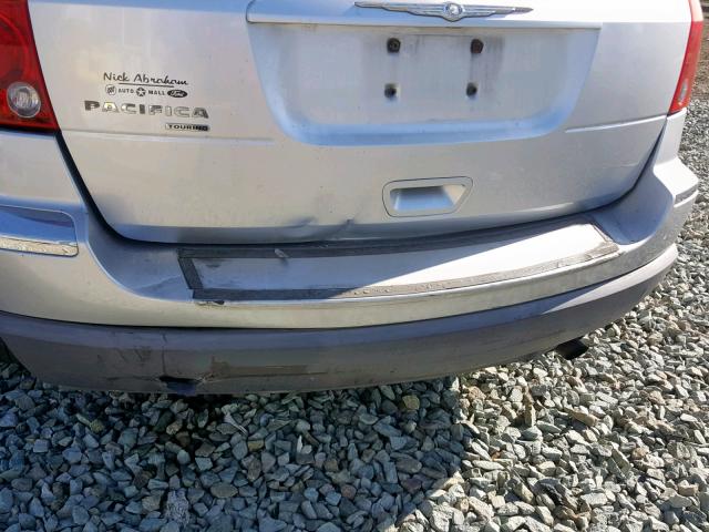 2C8GM68445R579163 - 2005 CHRYSLER PACIFICA T SILVER photo 9