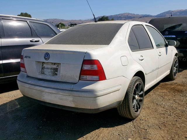 3VWRA69M74M085190 - 2004 VOLKSWAGEN JETTA GL WHITE photo 4