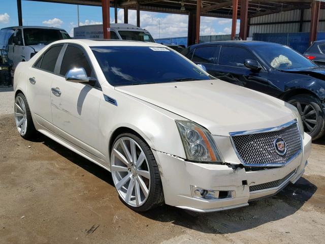 1G6DE5EG1A0147003 - 2010 CADILLAC CTS LUXURY WHITE photo 1