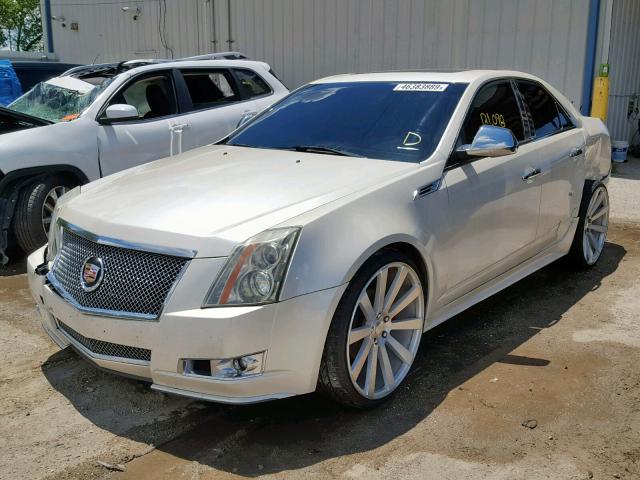 1G6DE5EG1A0147003 - 2010 CADILLAC CTS LUXURY WHITE photo 2