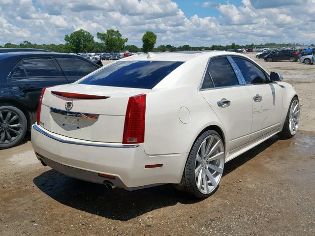 1G6DE5EG1A0147003 - 2010 CADILLAC CTS LUXURY WHITE photo 4