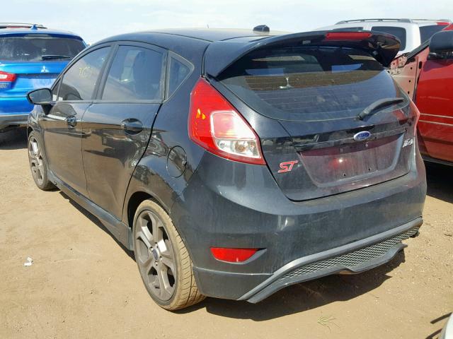 3FADP4GX0EM153608 - 2014 FORD FIESTA ST BLACK photo 3