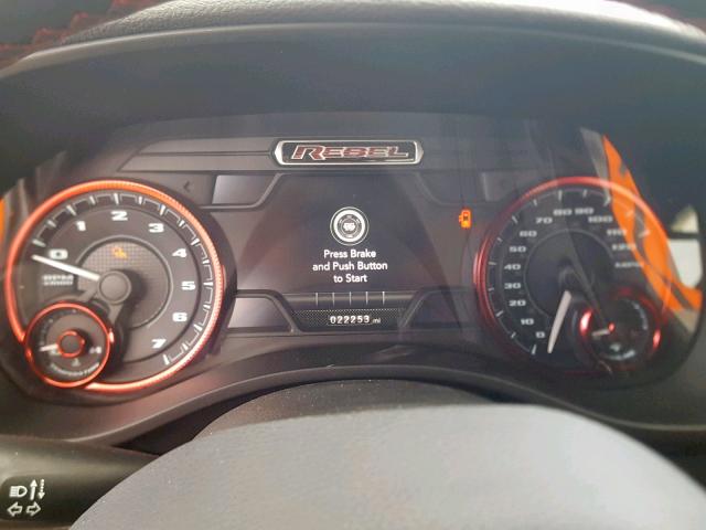 1C6RRELT8KN724211 - 2019 RAM 1500 REBEL ვერცხლისფერი ფოტო 8