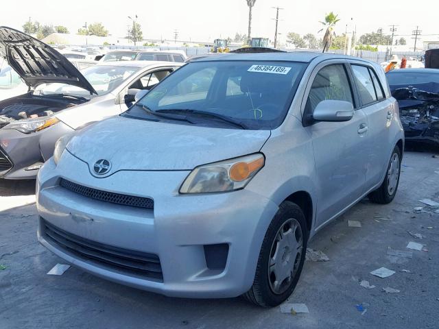 JTKKU10438J011689 - 2008 TOYOTA SCION XD SILVER photo 2