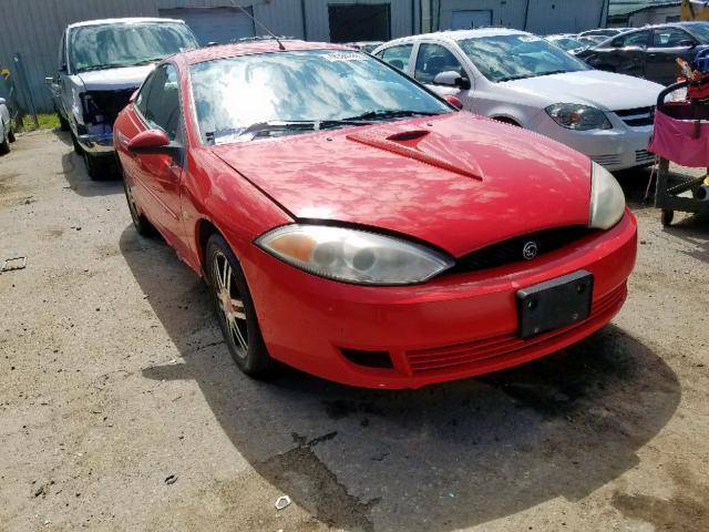 1ZWFT61L525610651 - 2002 MERCURY COUGAR V6 RED photo 1