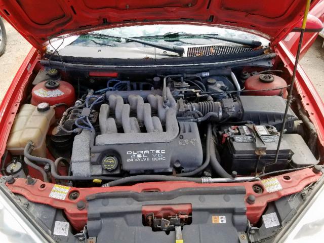 1ZWFT61L525610651 - 2002 MERCURY COUGAR V6 RED photo 7