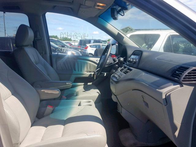 5FNRL38648B404196 - 2008 HONDA ODYSSEY EX GRAY photo 5