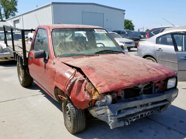 4TARN81AXPZ112398 - 1993 TOYOTA PICKUP 1/2 RED photo 1