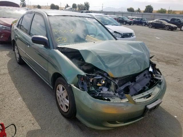 2HGES16304H594549 - 2004 HONDA CIVIC DX V GREEN photo 1