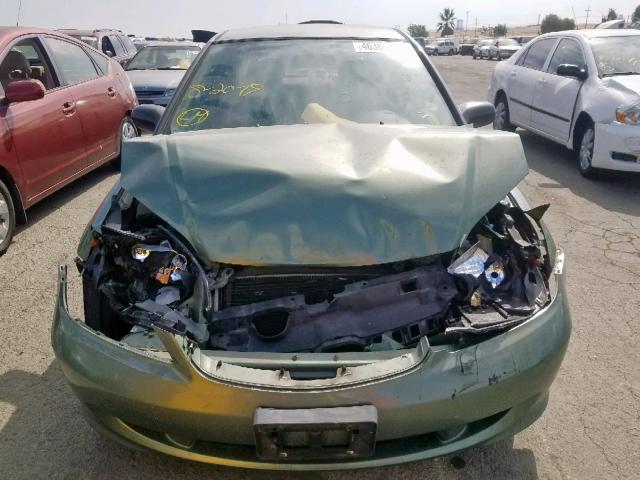 2HGES16304H594549 - 2004 HONDA CIVIC DX V GREEN photo 9