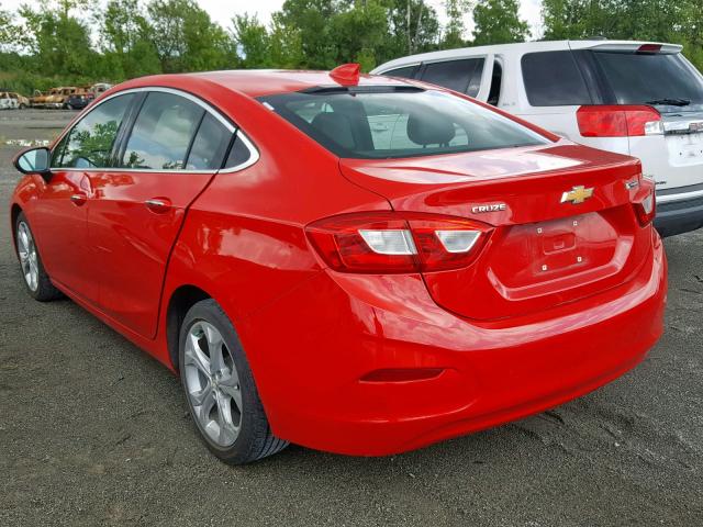 1G1BF5SM1H7103038 - 2017 CHEVROLET CRUZE PREM RED photo 3