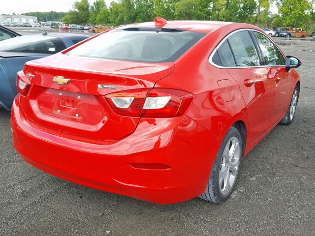 1G1BF5SM1H7103038 - 2017 CHEVROLET CRUZE PREM RED photo 4