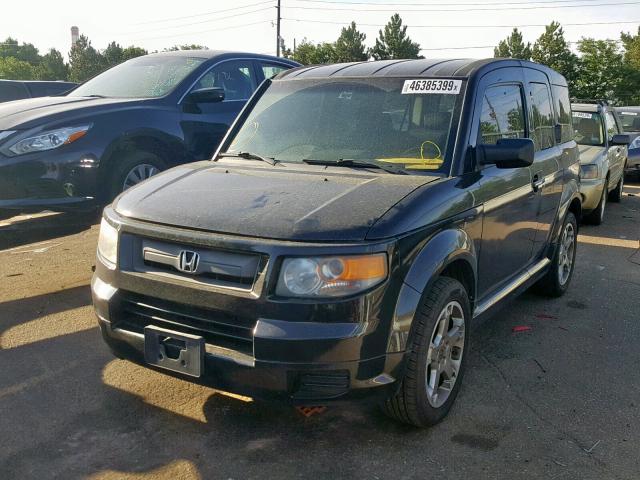 5J6YH189X7L002328 - 2007 HONDA ELEMENT SC BLACK photo 2