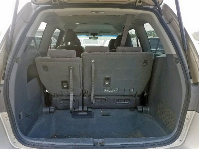 5FNRL382X6B107783 - 2006 HONDA ODYSSEY LX SILVER photo 9