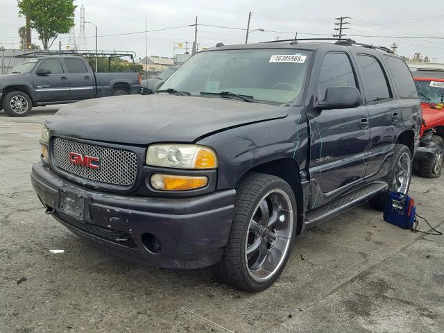 1GKEK63U74J228969 - 2004 GMC YUKON DENA CHARCOAL photo 2