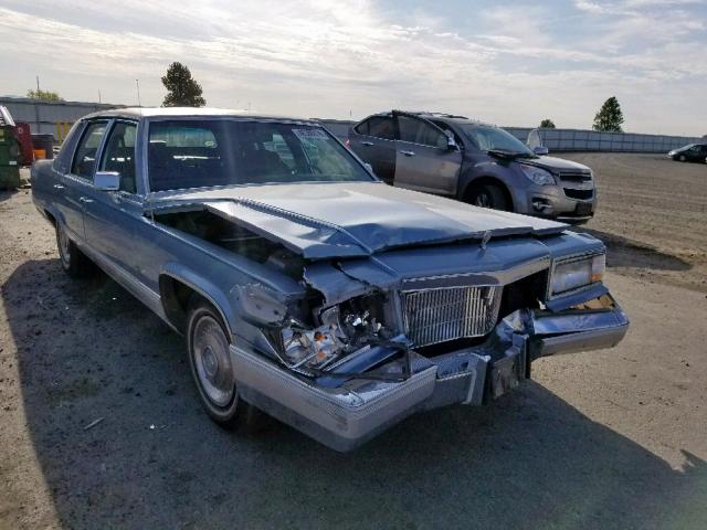 1G6DW54E6MR713993 - 1991 CADILLAC BROUGHAM BLUE photo 1