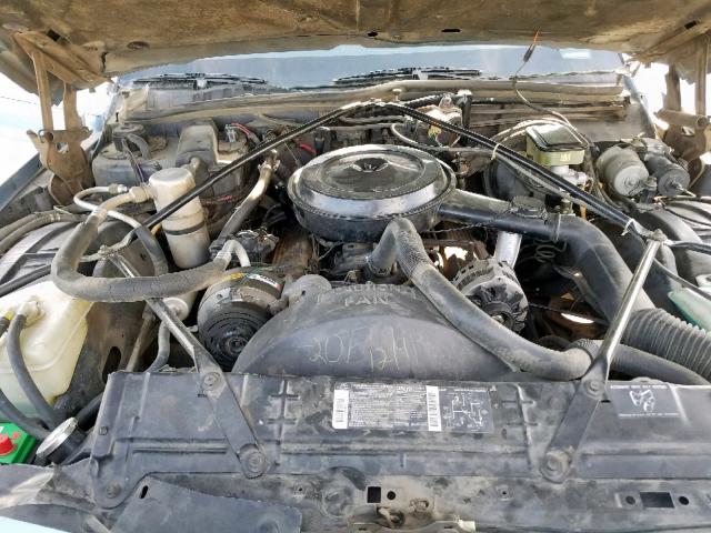 1G6DW54E6MR713993 - 1991 CADILLAC BROUGHAM BLUE photo 7