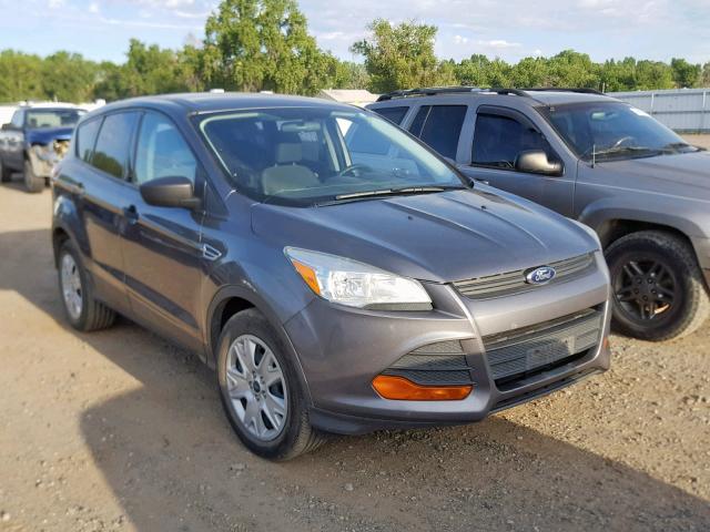 1FMCU0F78DUB55850 - 2013 FORD ESCAPE S GRAY photo 1