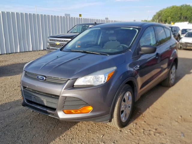 1FMCU0F78DUB55850 - 2013 FORD ESCAPE S GRAY photo 2